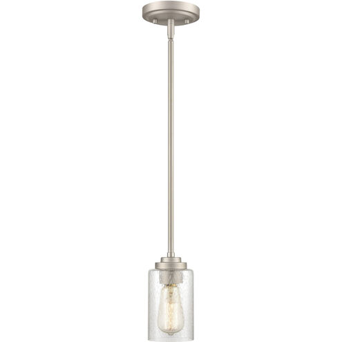 Moven 1 Light 5 inch Satin Nickel Mini-Pendant Ceiling Light
